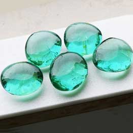 Clear glass stones