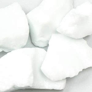 Parcelain white glass rocks