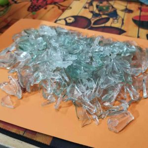 Recycled clear cullet